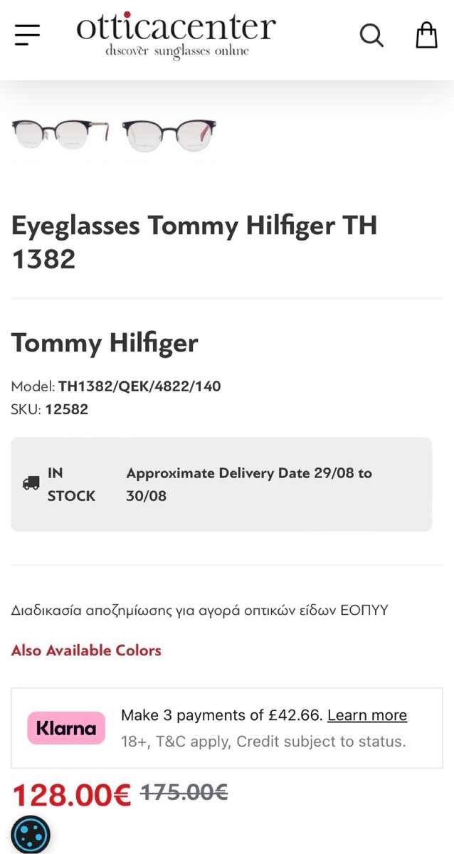 Tommy Hilfiger Glasses