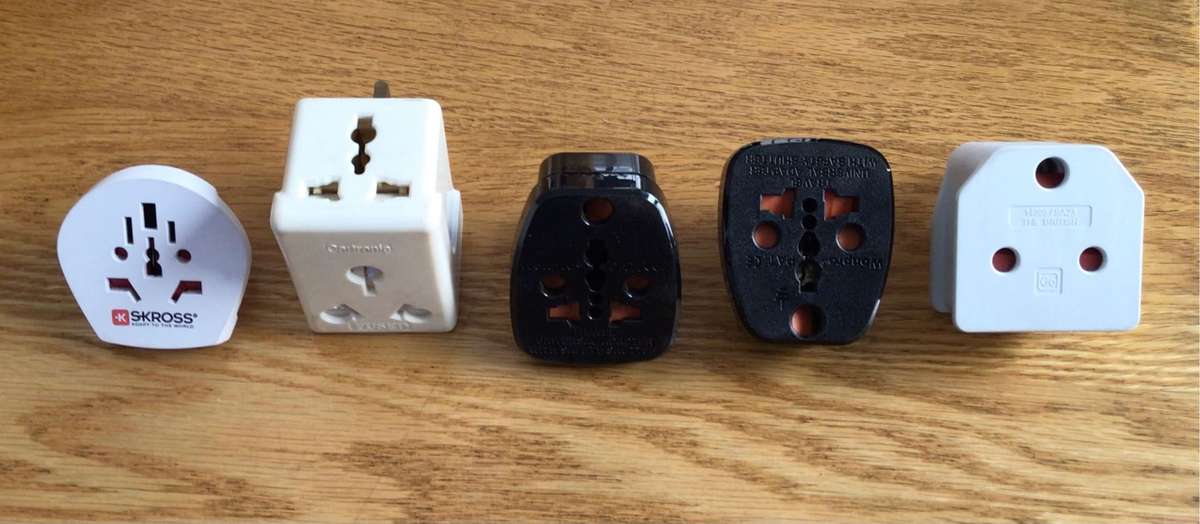 Adapters for Internatioal Travel - set of 5