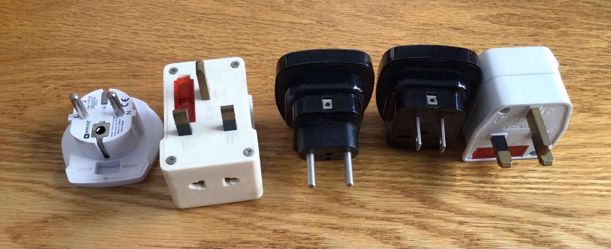 Adapters for Internatioal Travel - set of 5