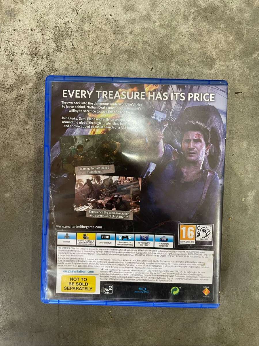 Uncharted 4 A Thiefs End PS4 Game