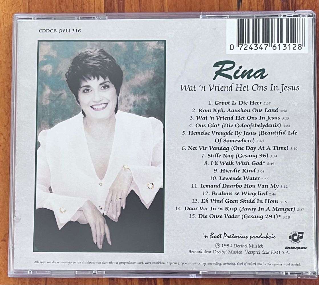 Rina Hugo 3CD box set: Afrikaanse Goue Oues