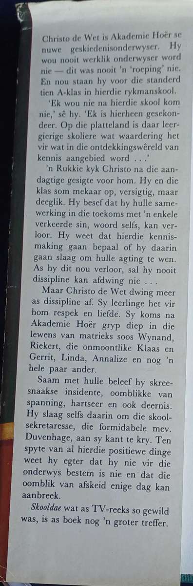 Skooldae deur Franz Marx