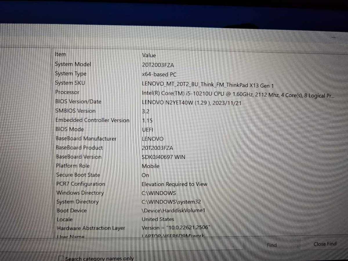 Lenovo Thinkpad X13 Gen 1 | 10th Gen i5, 16GB RAM, 256SSD