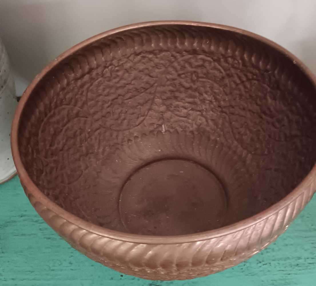 Large Brass Jardinier