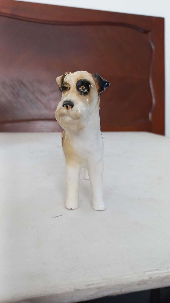 Arthur Bowker collectable  Terrier dog ornament  - made in England