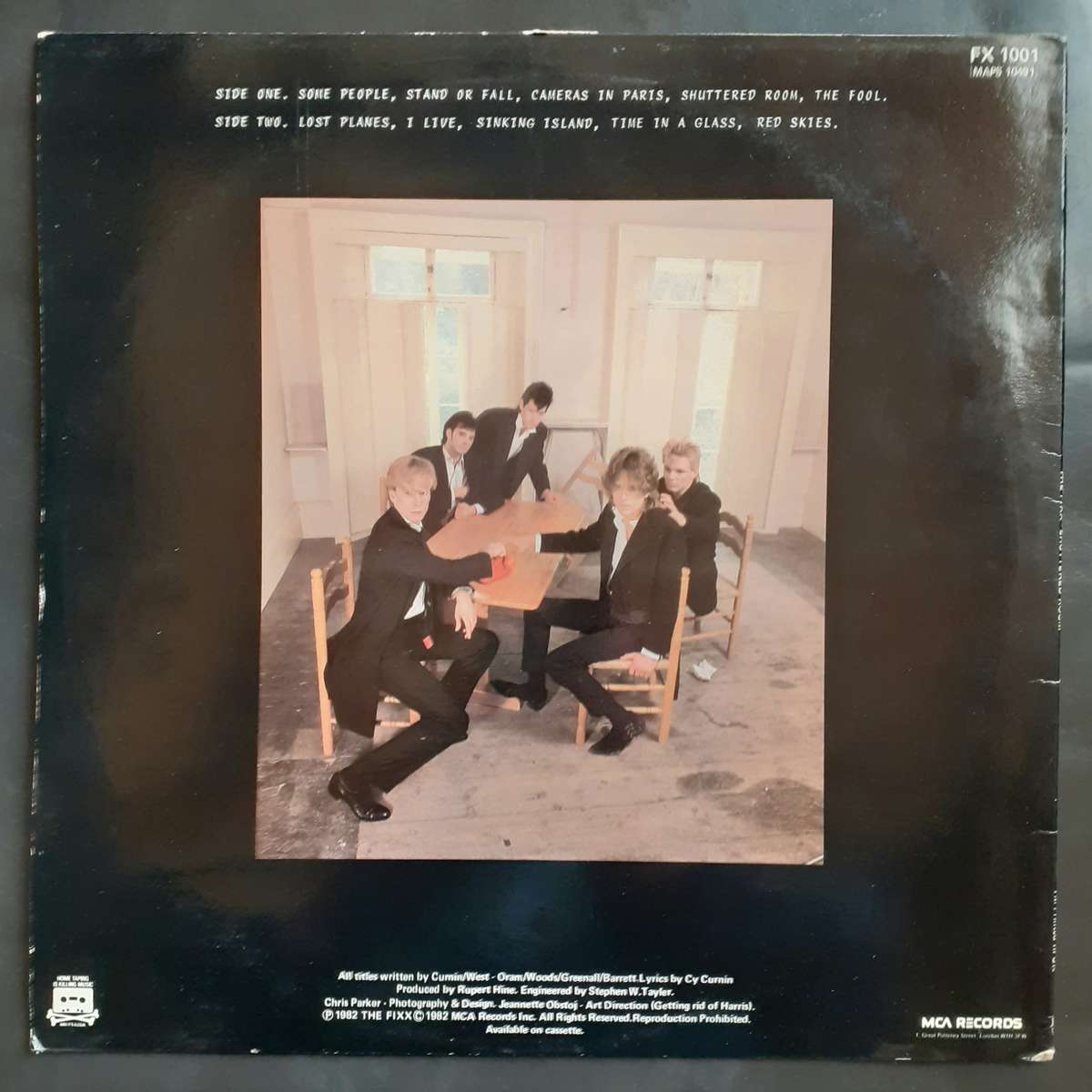 The Fixx - Shuttered Room LP Vinyl Record - UK Pressing