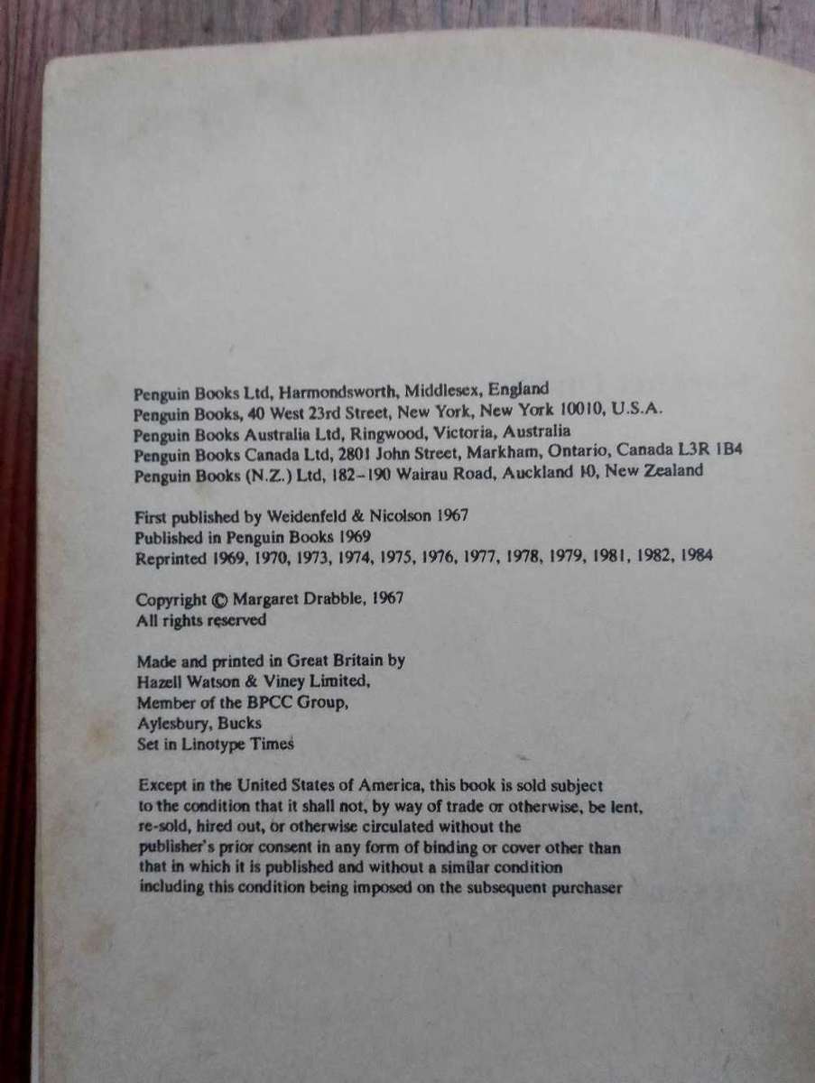 Jerusalem the Golden by Margaret Drabble