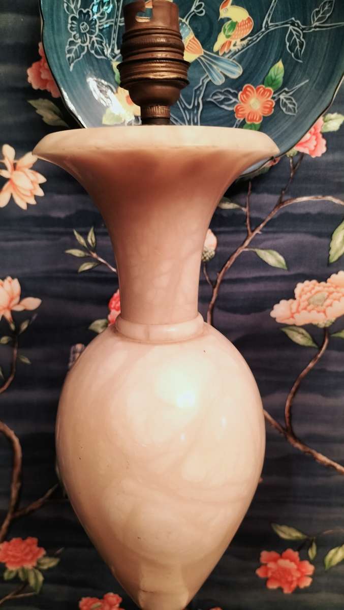 Pair of Marble And Brass Table Lamps