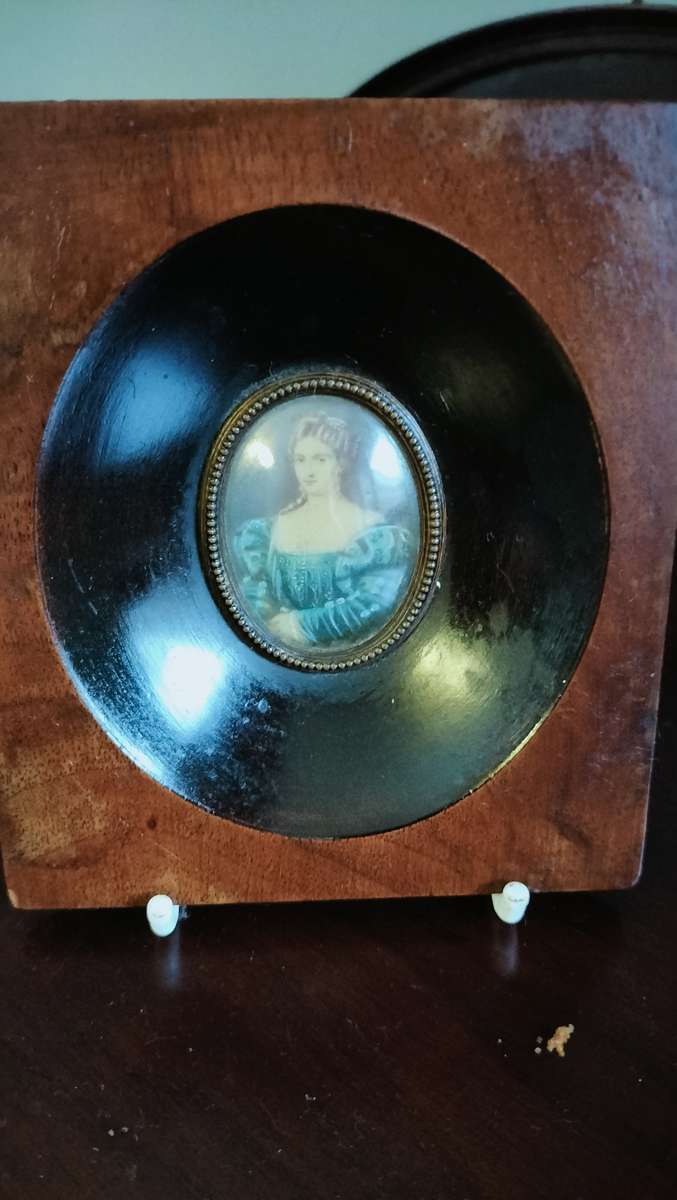 Antique Miniature Portrait Painting