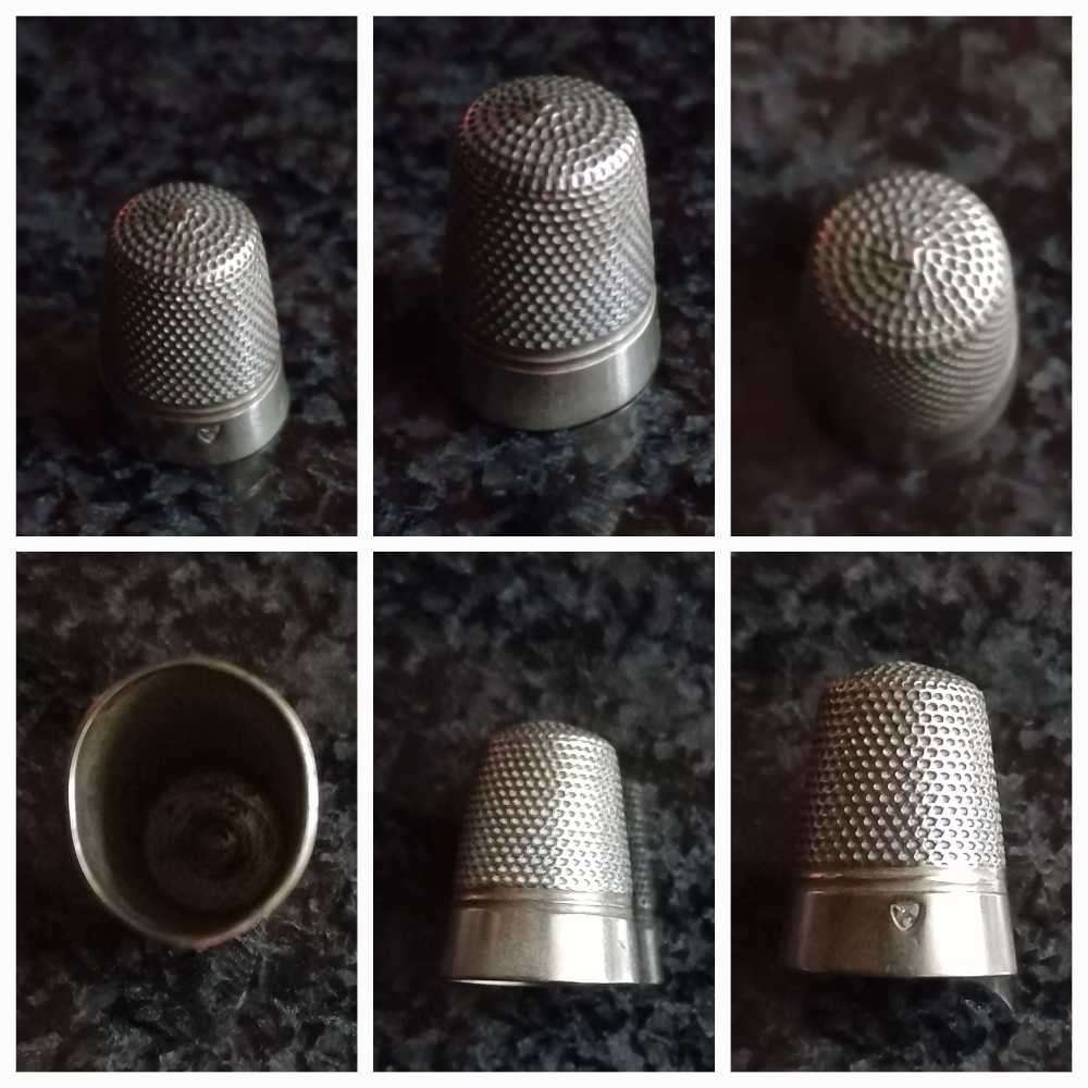 Vintage metal/silver thimbles