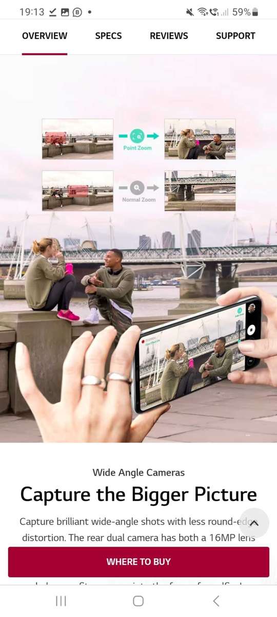 V30+ OLED full vision display. 128GB smartphone