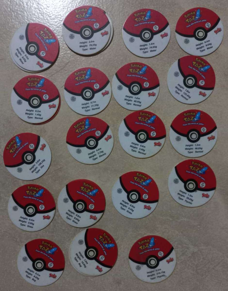 Pokemon Tazos Limited Edition- From the World of Jonto