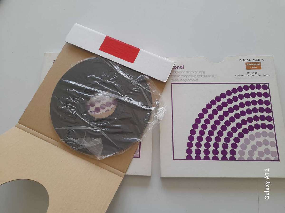 Zonal Media 700 1/4 inch Professinal Analog Recording Tape NOS