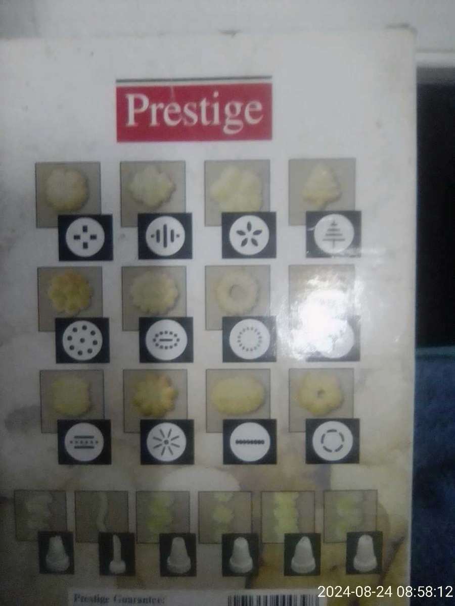 PRESTIGE COOKIE / ICING SET ACCESSORIES ( NO GUN)