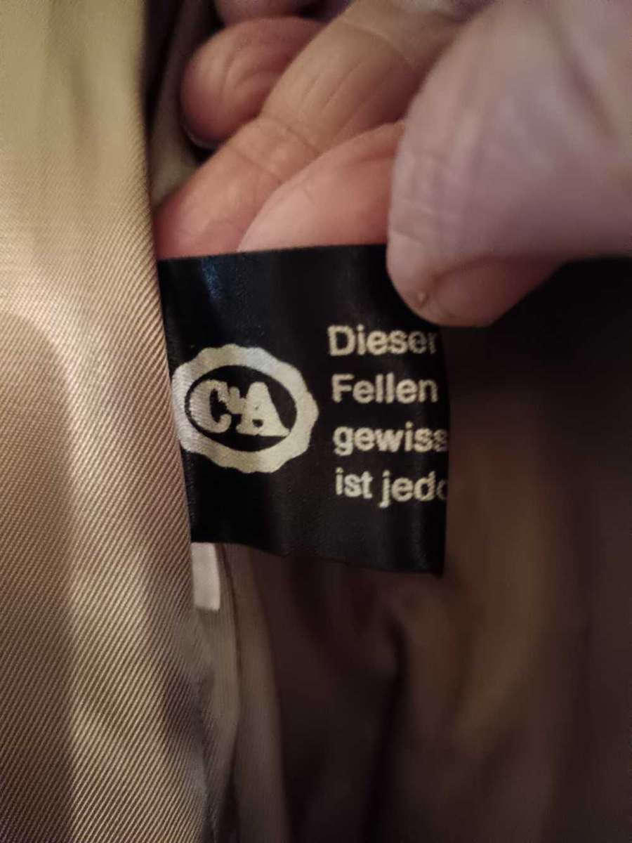 Vintage Mink 2 Tone Fur Jacket Made in Germany - Relisted Due to Non payment