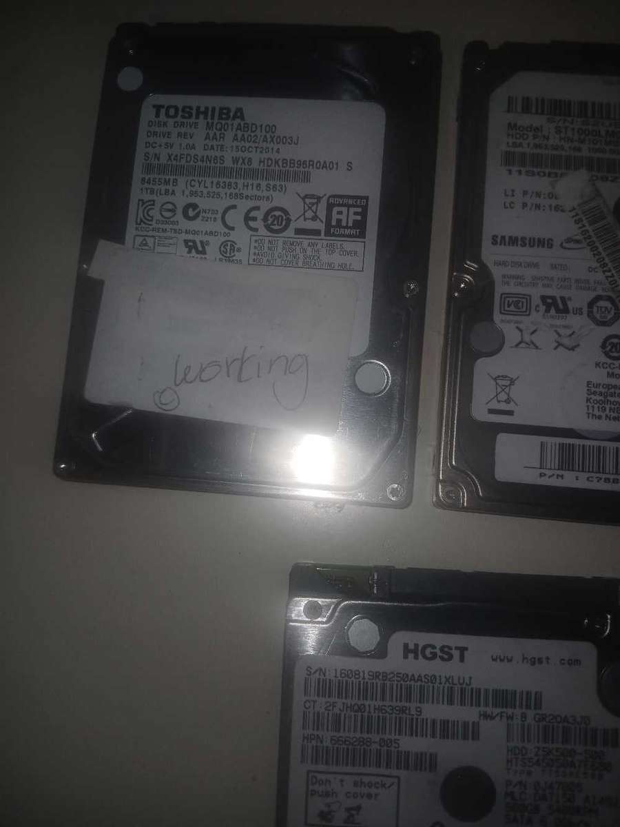 Various laptop drives for sale