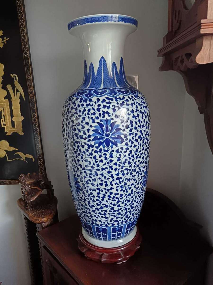 Large Jingdezhen China Vase C1900