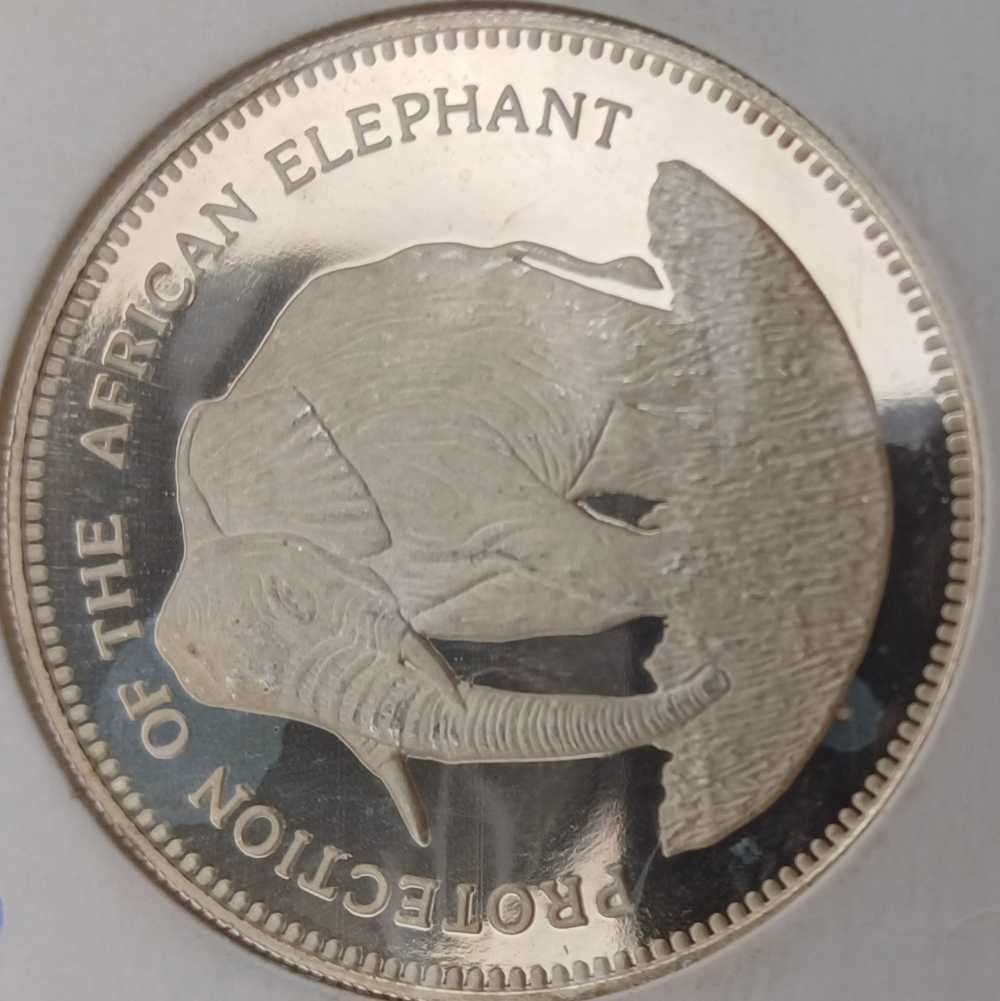 3x10Gram .999 Silver 1993 Elephant 7000 Francos Coins bid per coin