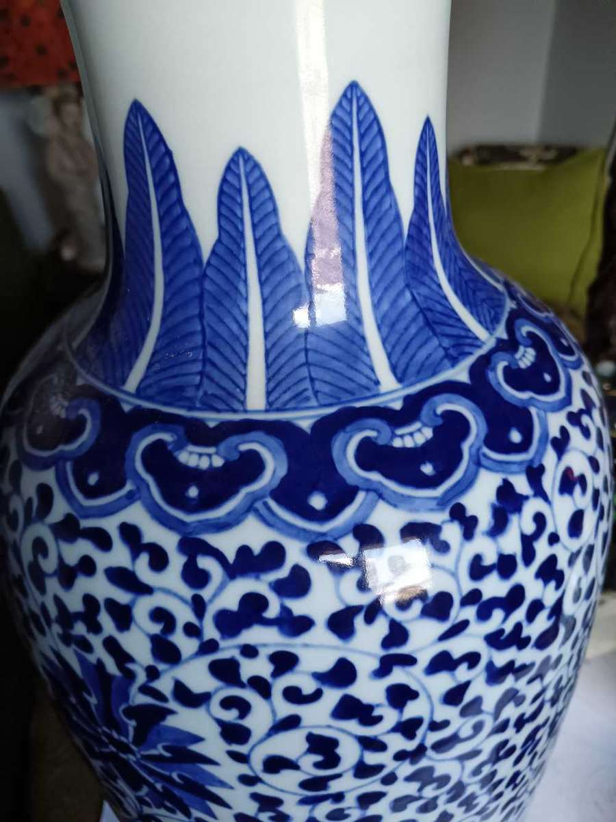 Large Jingdezhen China Vase C1900