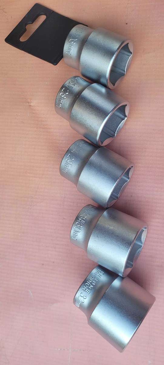 Square Drive Socket Lot: 26, 28,29, 30 & 32 (One Bid For All 5x)