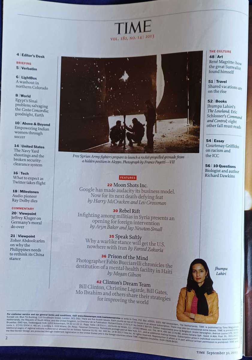 Time magazine September 30, 2013