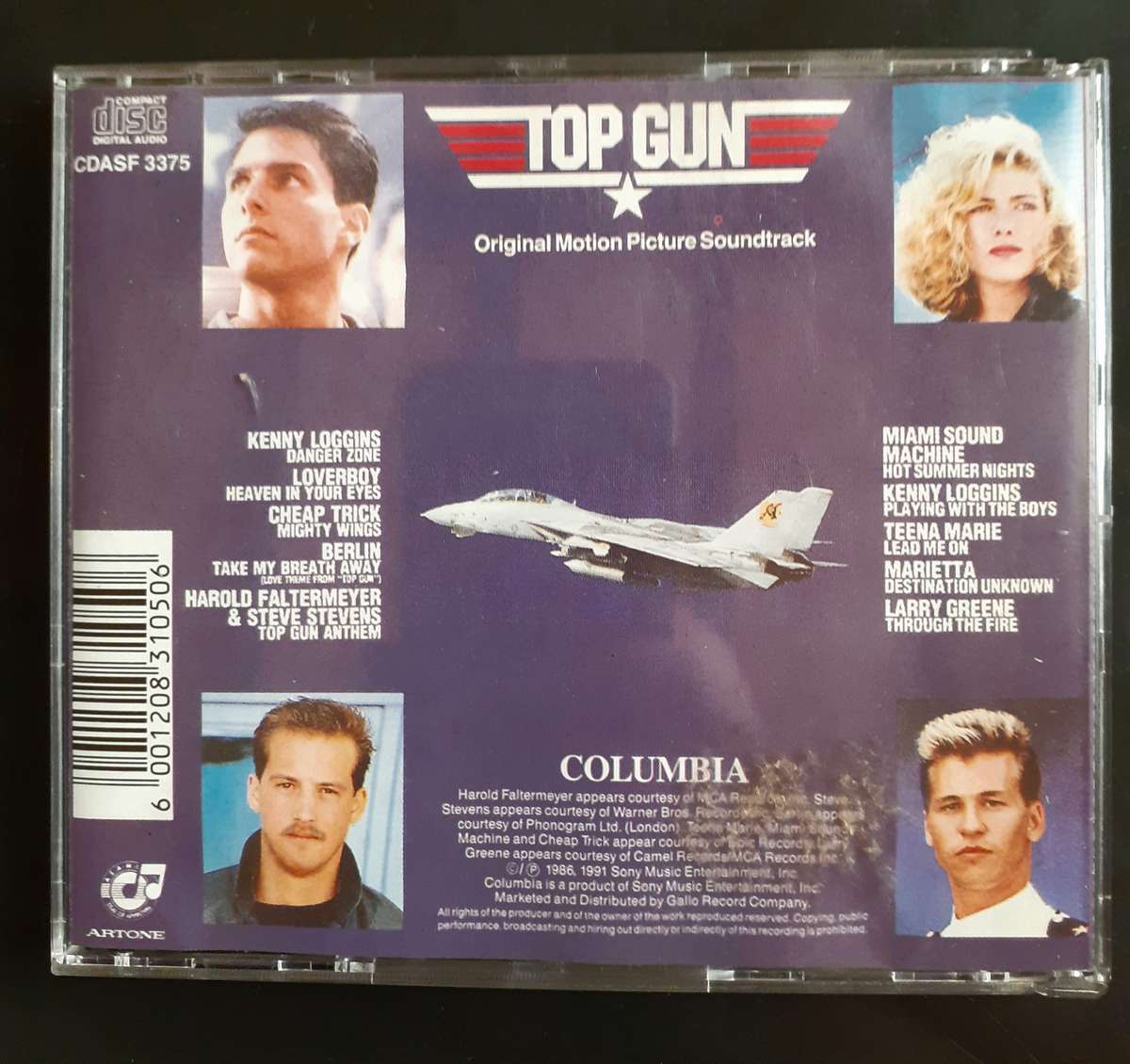Top Gun (Original Motion Picture Soundtrack) (CD)