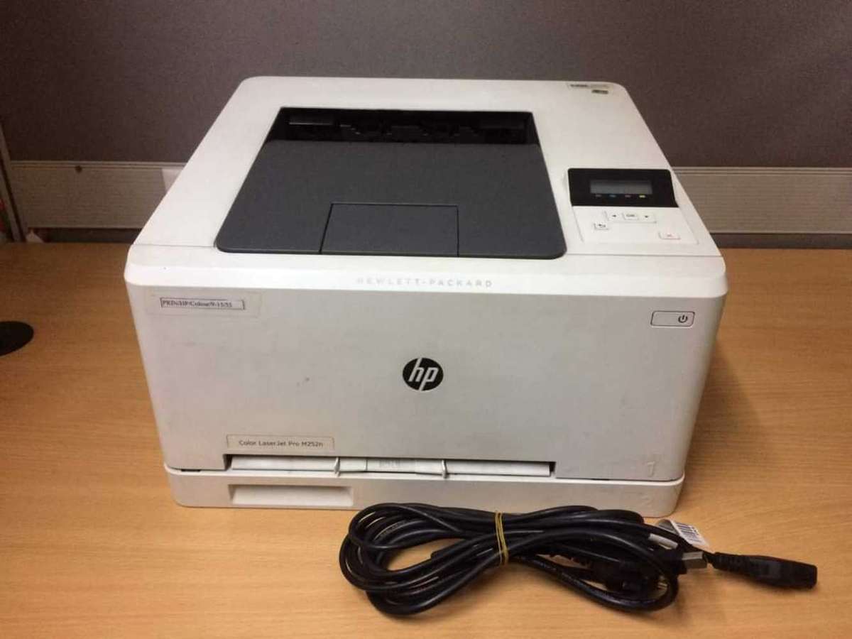 HP Color LaserJet Pro M252n USB & Ethernet Printer with New Toners - Second hand