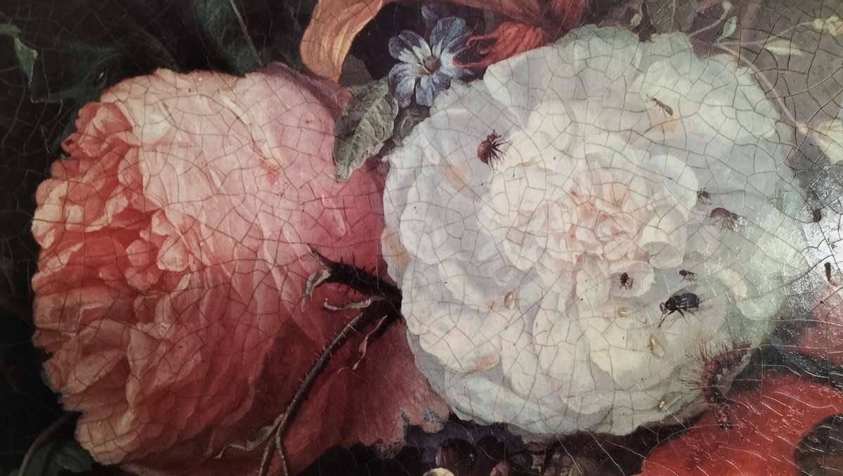 Beautiful Decoupage Floral Tray