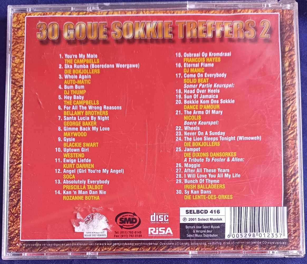 30 Goue sokkie treffers 2 (cd)