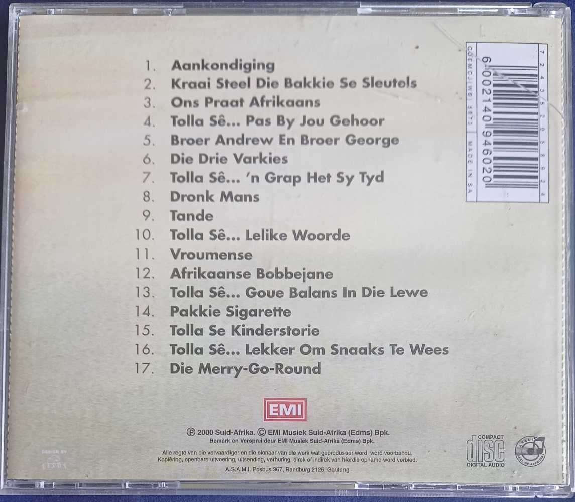 Tolla op sy beste cd