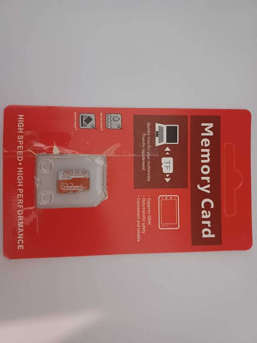 2 x 512gb microsd card opened pack