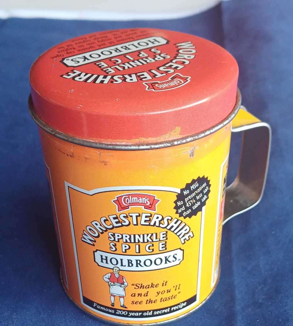 Worcestershire tin