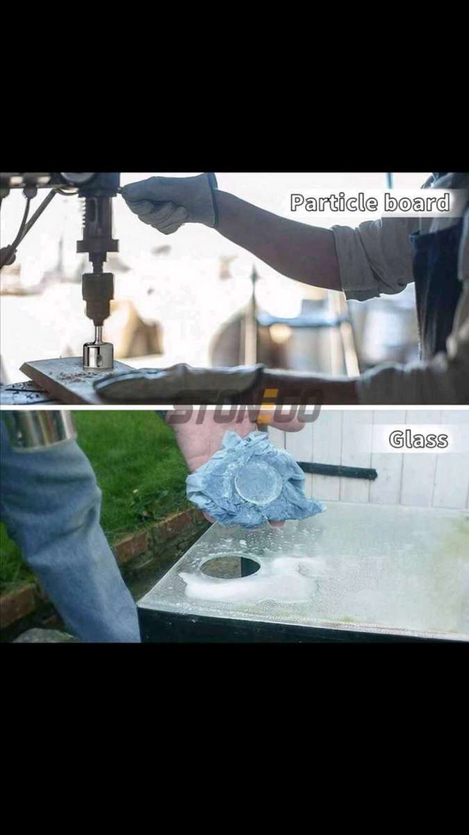 10PCS/SET Diamond Coated Hole Saw Core Drill Bit Tile Marble Glass Ceramic Stone Crystal Granite