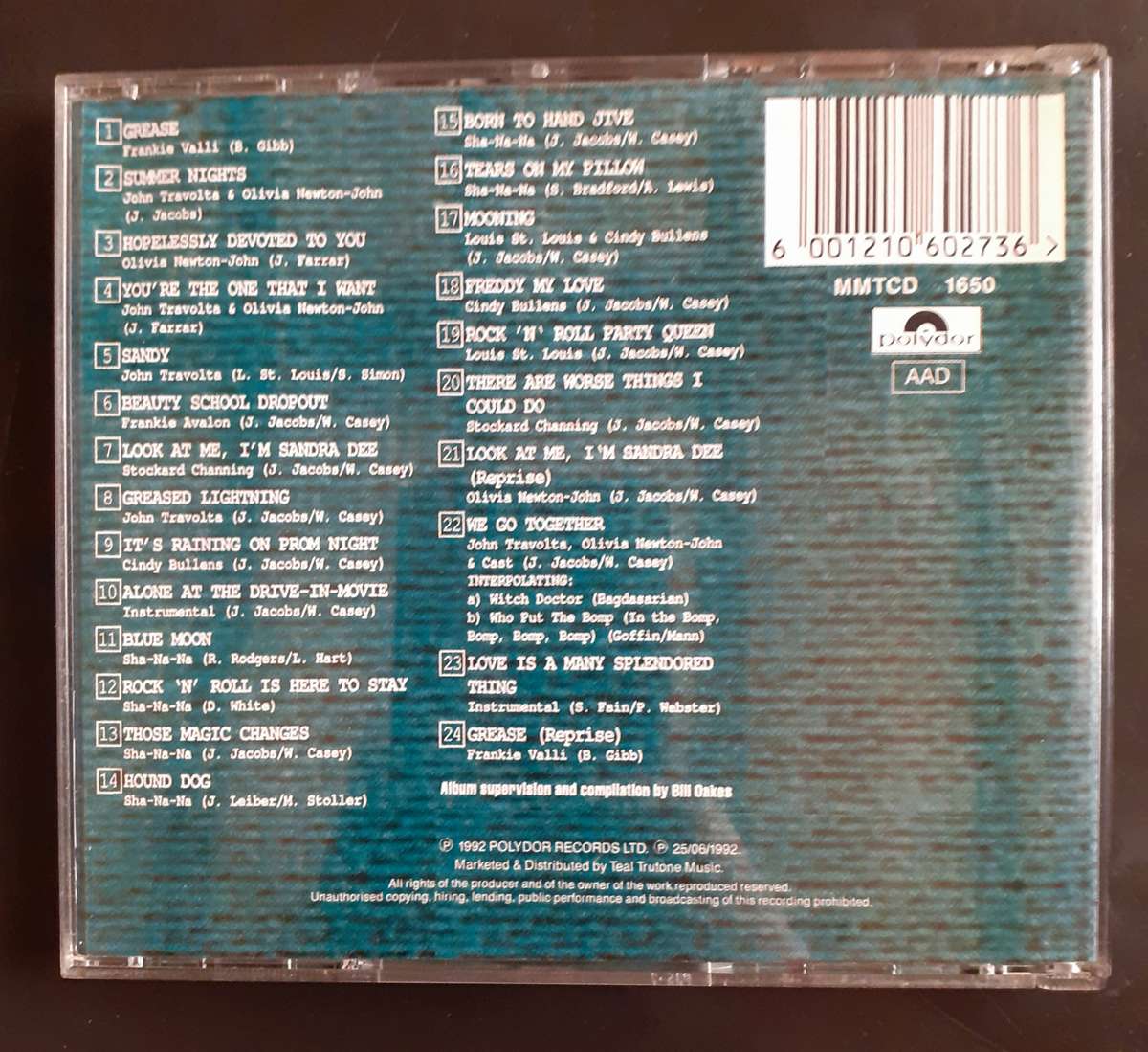 Grease (Original Motion Picture Soundtrack) (CD)