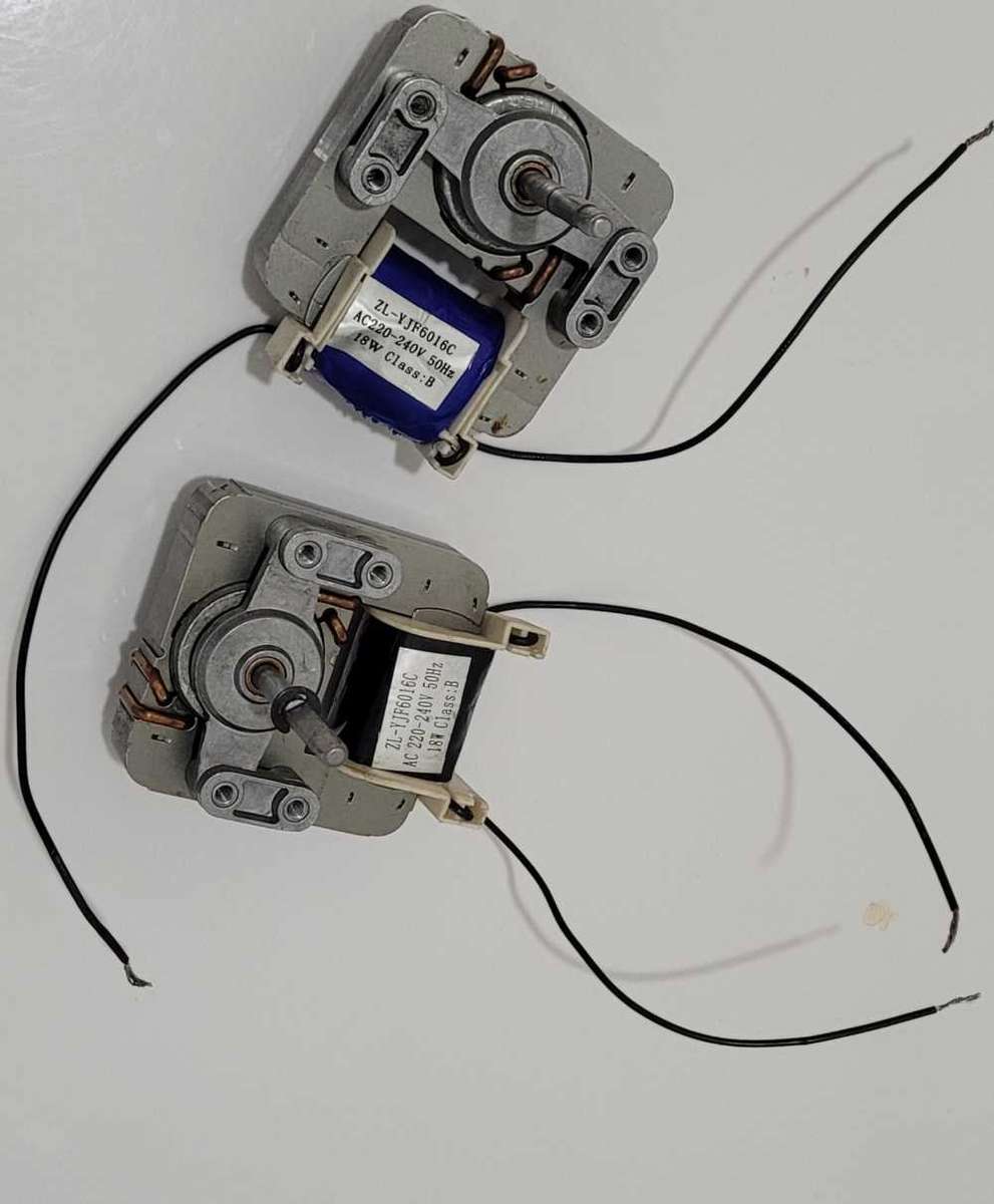 18w Oven Motor YJF6016C. Random Colour: Blue/Black (Bid Piece)