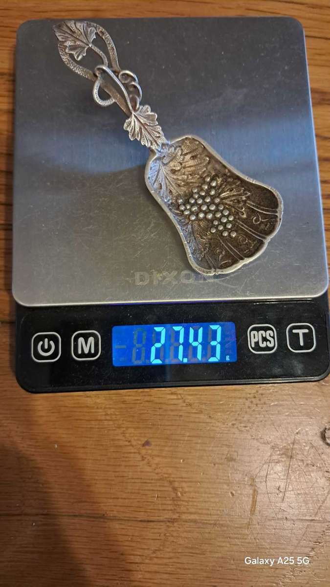 Vintage silver caddy spoon