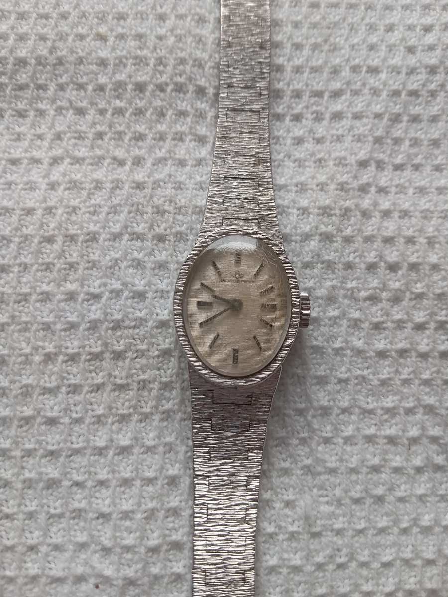 Vintage Bucherer Sterling Silver Ladies Wrist Watch
