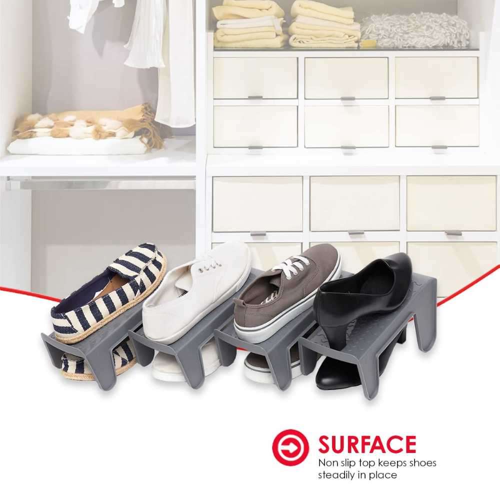 Kids & Aults' Double Layer Shoe Trays ( Shoe Storage Slots)
