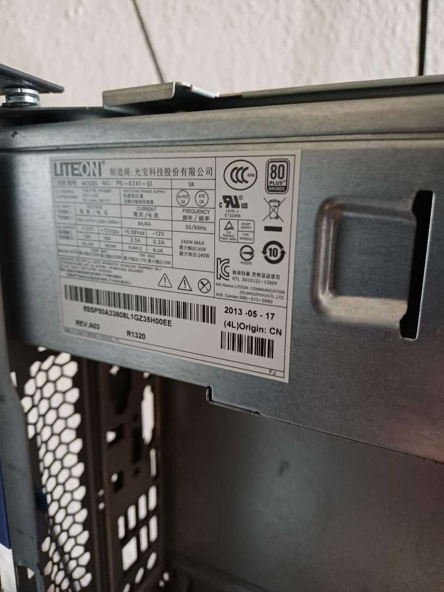 Lenovo ThinkCenter M92p, PLEASE NOTE CASE ONLY,POWER SUPPLY AND DVD DRIVE INCLUDED