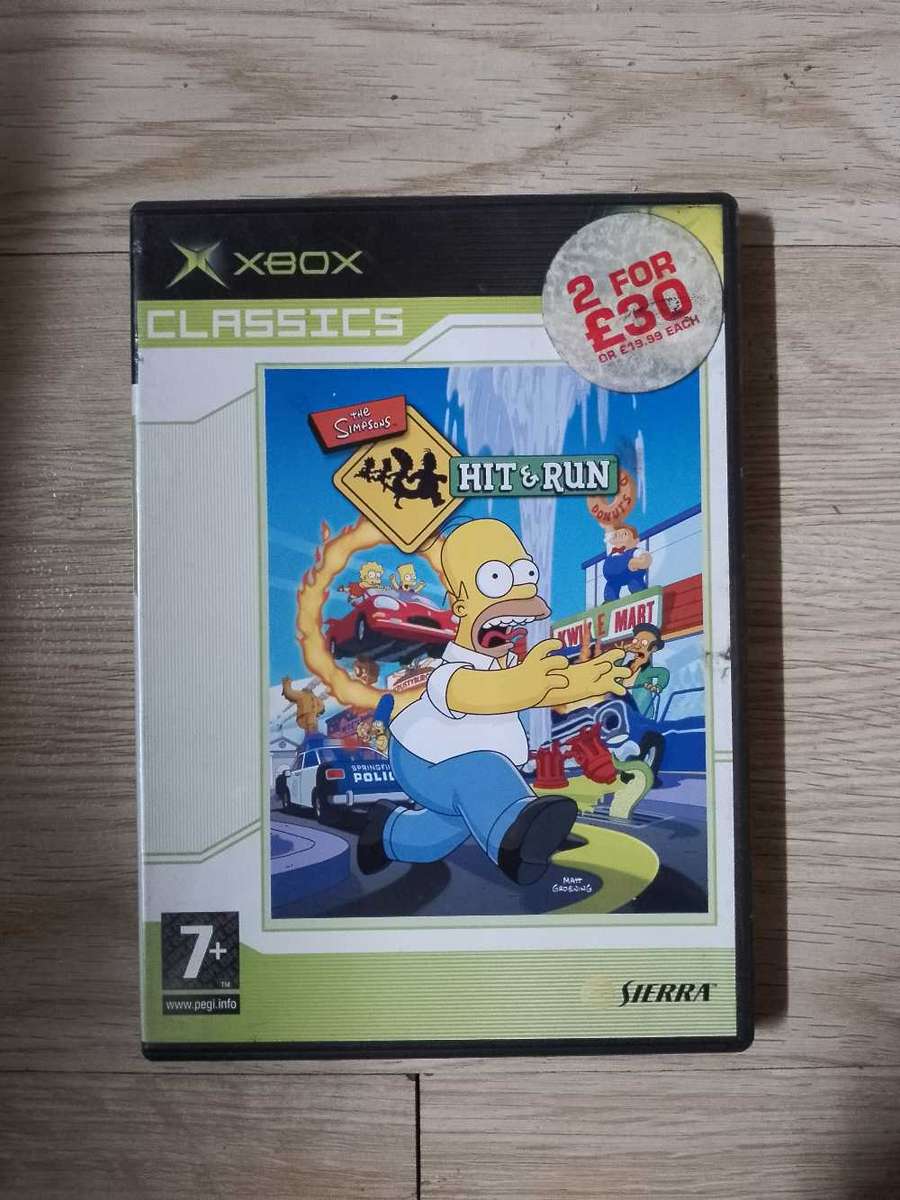 Simpsons hit and run Xbox (OG)