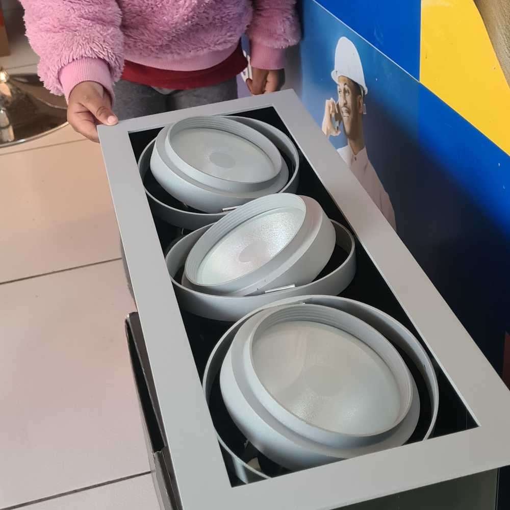 Ceiling triple head Downlights