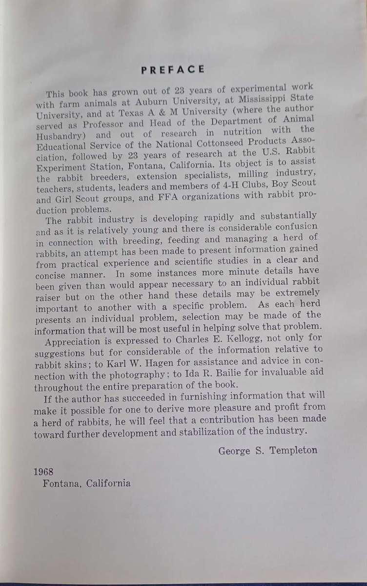 Domestic rabbit production by George S Templeton