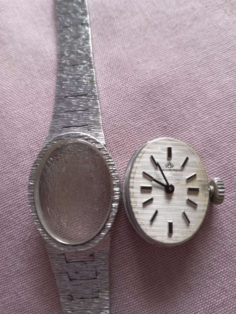 Vintage Bucherer Sterling Silver Ladies Wrist Watch