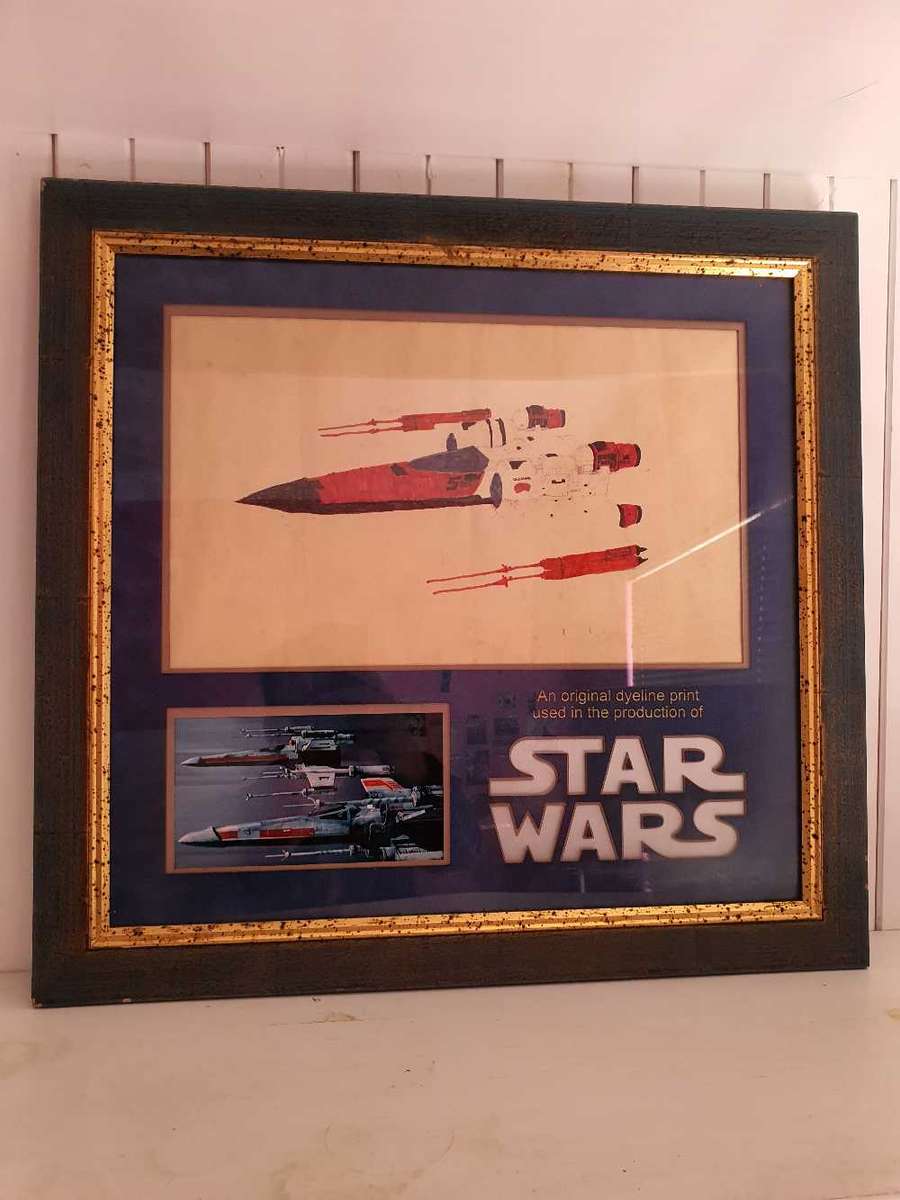 Star Wars - Empires strikes Back and Return of the Jedi - Original X-Wing Dyeline Print