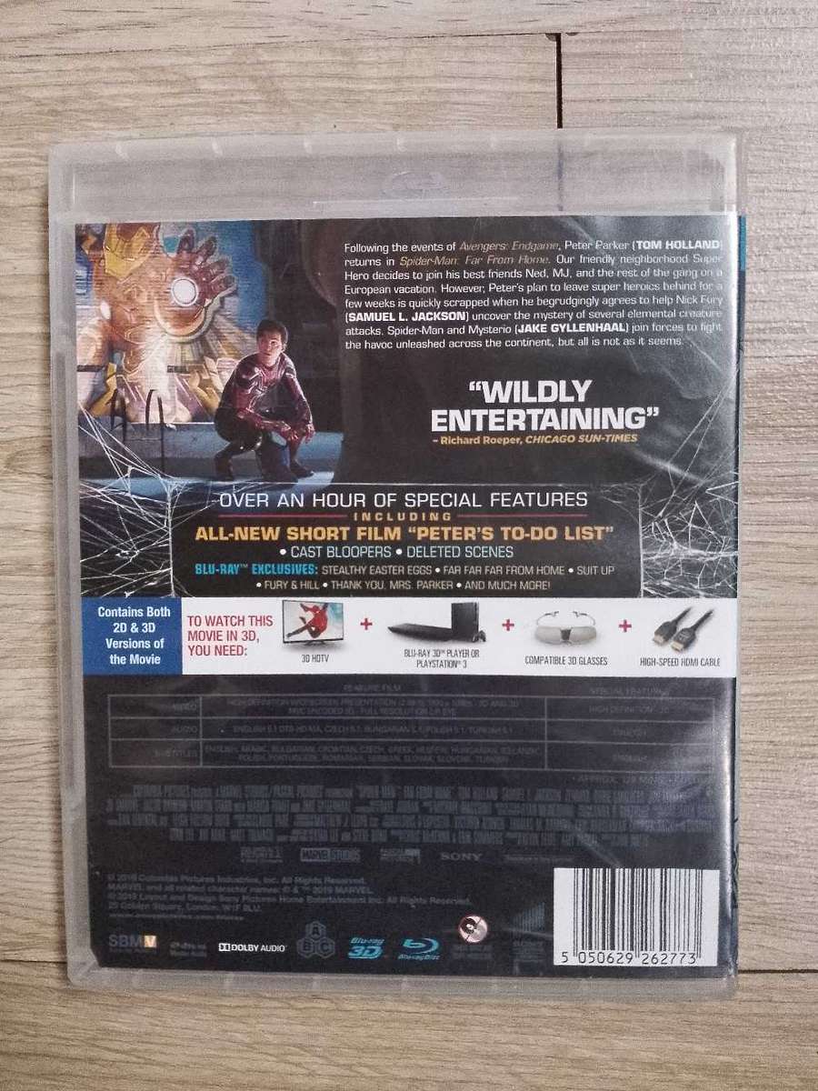 Spider-Man Far From Home Blu-ray + 3D