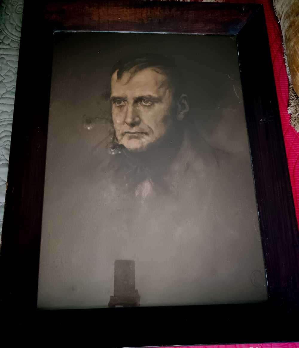Framed Napolean Lithograph C 1900