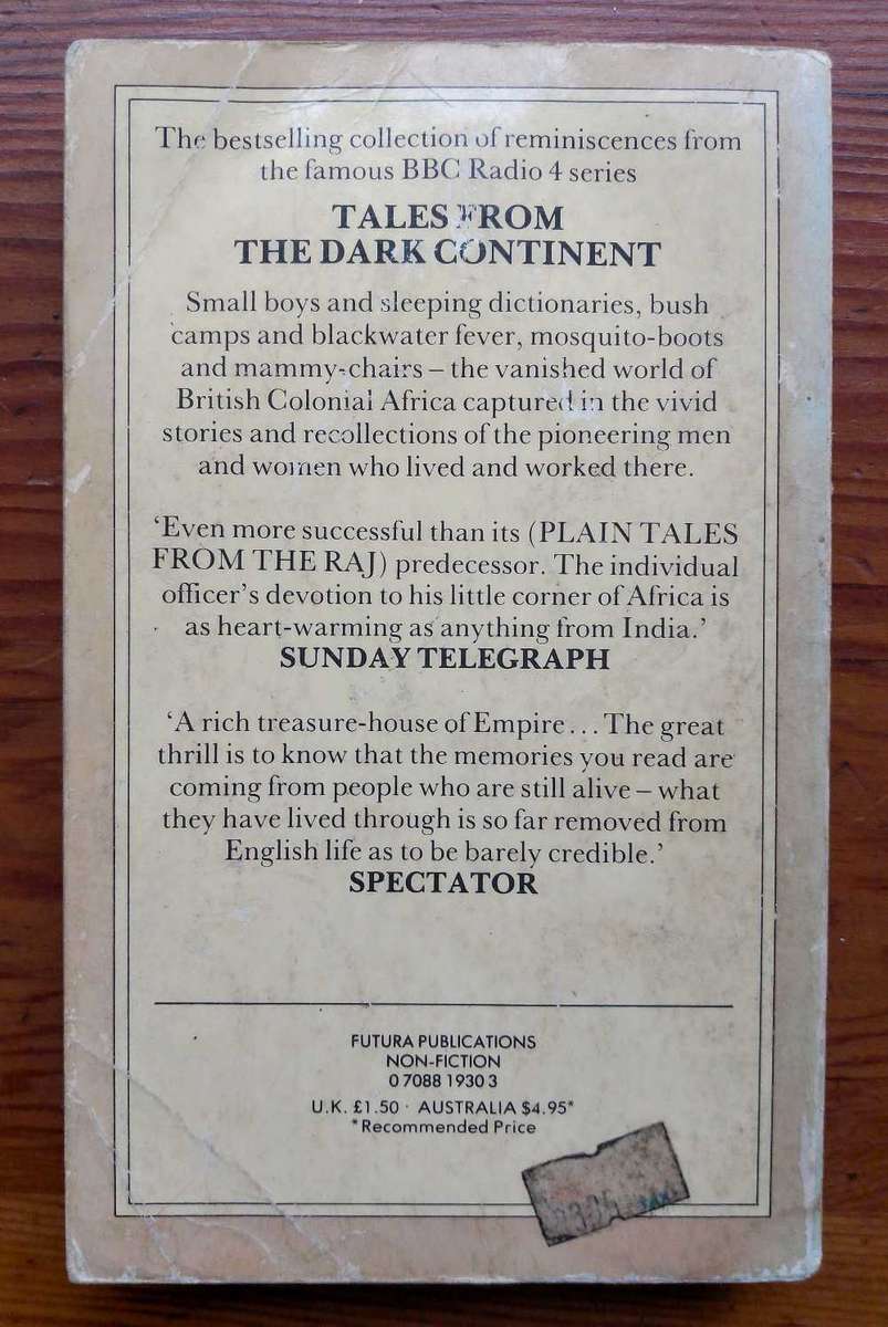 Tales from the Dark Continent edited by Charles Allen