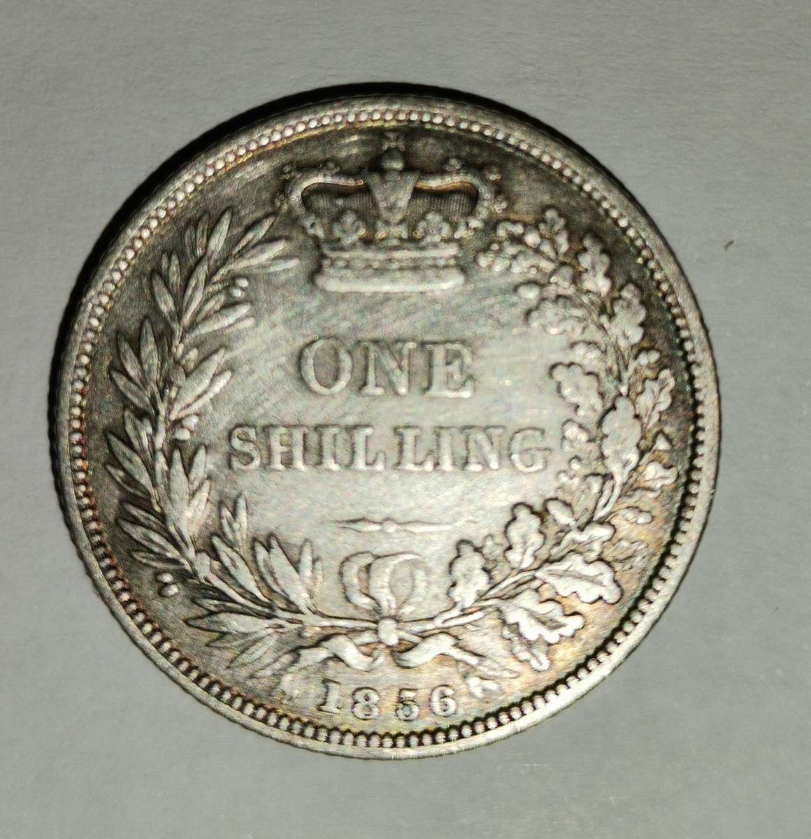 1856 UK Silver 1 Shilling