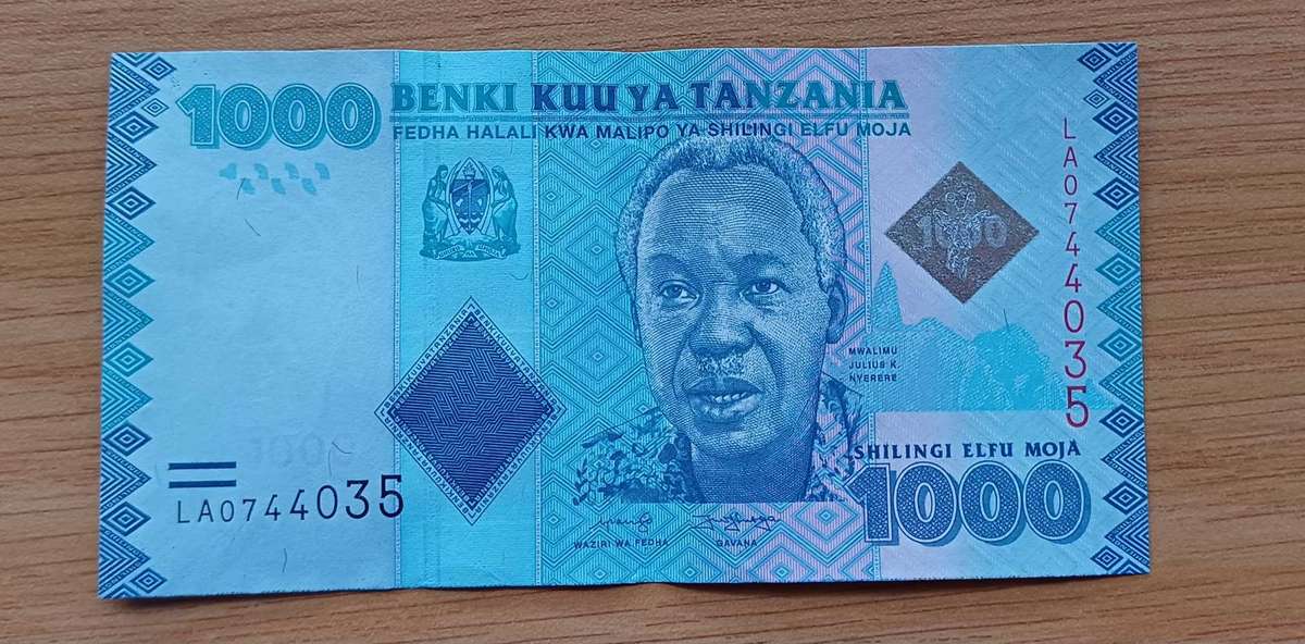 Tanzania Note, 1000 Shillings