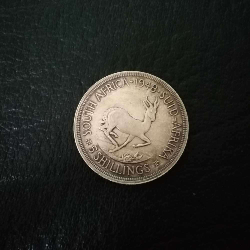 1948 Silver 5 Shillings